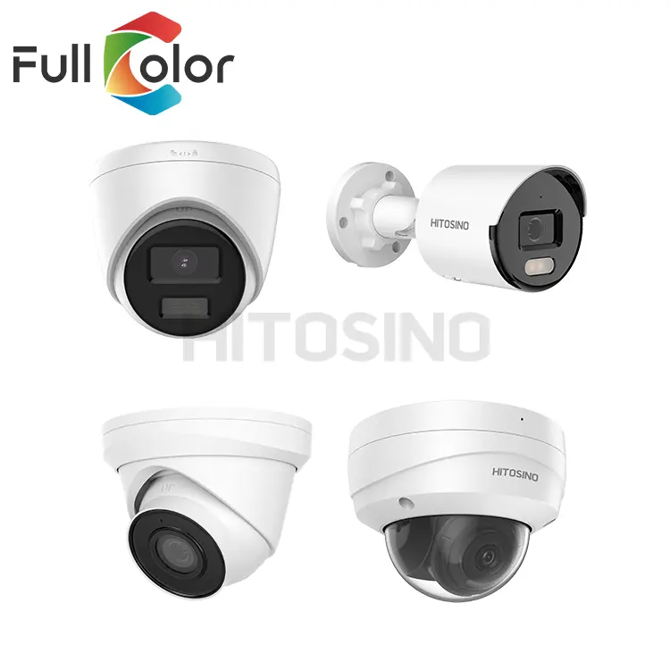 OEM HIK 풀 컬러 야간 투시경 POE 8MP IR 네트워크 카메라 5MP 4K 적외선 돔 포탑 총알 IP 카메라