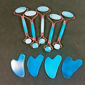 Masseur facial roulant en opale pour soins de beauté DIY avec boîte cadeau Faceroller - Product Image 4