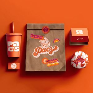 Biodegradable Strong Carry Brown Kraft Paper Food Takeaway <b>Bags</b> with Custom Logo for Pizza Sushi & Salad - Product Image 6