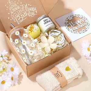 Coffret cadeau d'anniversaire pour femmes et adolescentes, kit de bain spa avec couverture douce et gobelet isotherme - Cadeau de relaxation pour les fêtes - Product Image 4