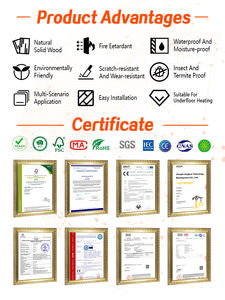 <span class=keywords><strong>Parquet</strong></span> en bois d'ingénierie Apolloxy, écologique, certifié FSC, en chêne, géométrique, résistant à l'usure, durable - Product Image 5