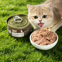 Échantillons Gratuits Vente en Gros Usine Aliments pour Animaux Saveur Thon Poulet Nourriture Humide pour Chats Friandises Humides pour Chats