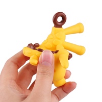 Meilleures ventes 2024 Jouets Babi Animal Girafe Sucette en silicone pour bébé poussette bébé enfants