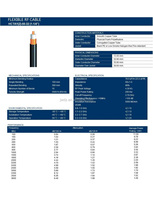 Cable Coaxial Virtual AVA6-50 HELIAX de 1-1/4 pulgadas con revestimiento sin halógenos y sin retardante de llama
