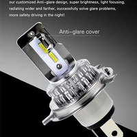 H4 H6 BA20D R2 P45T P15D Led Moto Phare Scooter Ampoule 6000K AC DC 12V 3000LM 18W ATV Moto Moto Accessoires De Voiture