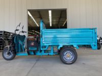 Tricycle électrique de livraison robuste avec moteur sans balais 1800W, capacité 1000kg, 60V/72V, pour adultes, carrosserie ouverte