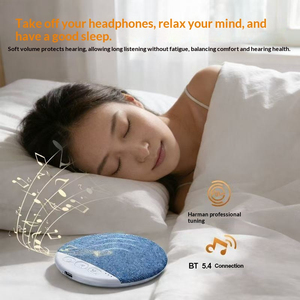 TYPE-C Rechargeable Under Pillow <b>Speaker</b> <b>Headphone</b> Free Wireless Bone Conduction <b>Speakers</b> Timed Playback Sleeping <b>Speaker</b> - Product Image 5