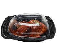 Maßgefertigte Einweg-Biologisch Abbaubare PP-Kunststoff Takeout-Boxen für Brathähnchen, Pizza, Sandwich & Salat mit Griff für Fast Food und Kartoffelchips