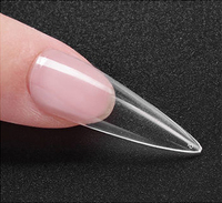 Gel adhésif pour ongles à haute viscosité pour extensions acryliques et en gel, avec une adhérence forte, durcissement LED en 60 secondes, inodore et non-jaunissant