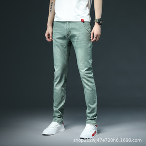 Venta al por mayor de jeans ajustados para hombre en una variedad de colores disponibles. Fuentes de comercio electrónico transfronterizo de alta calidad. - Product Image 4