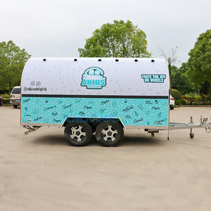 Hot Selling Stainless Steel <strong>Food</strong> Truck Mobile <strong>Fast</strong> <strong>Food</strong> Restaurant and Hot Dog <strong>Stand</strong> Vending Cart &amp; <strong>Food</strong> Trolley - Product Image 5