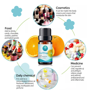 Huile essentielle d'orange <span class=keywords><strong>douce</strong></span> pour diffuseur d'aromathérapie-Peau d'agrume 100% pure naturelle pressée à froid - Product Image 6