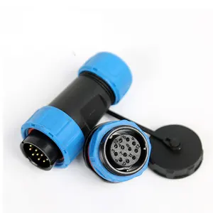 12cores SP Series Waterproof Cable Connectors 5A IP68 Plastic waterproof circular aviation connector For LED Screen
