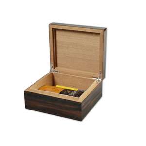 Boîte à cigares de luxe en bois laqué de style américain, personnalisée OEM de haute qualité - Product Image 1