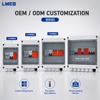 Tedora Smart Home Solaire DC Combiner Box 4P 500V Surge Protector pour TUV 4P Ac/DC Voltage Amp Protective Device Ac Surge Surge