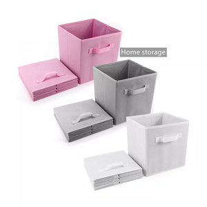 Bán Buôn Không Dệt Có Thể Gập Lại Lưu Trữ Cube Lưu Trữ Boexs Bin Không Dệt Vải Có Thể Gập Lại Lưu Trữ Cube Bin Hộp Cho Đồ Chơi Mặc - Product Image 6