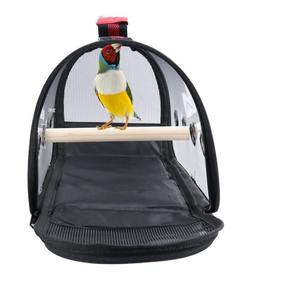 Kuş seyahat kafesi taşıyıcı ayakta levrek ve rahat Mat ile taşınabilir küçük kuş papağan Parakeet taşıyıcı - Product Image 3