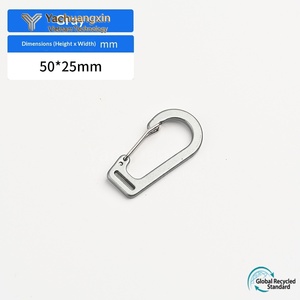 Stainless Steel Carabiner Polished Finish <b>Hook</b> for Outdoor Use - Product Image 5