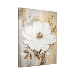 Flor lienzo grande pintado a mano pintura <span class=keywords><strong>al</strong></span> óleo estética Floral arte de pared para sala de estar dormitorio Hotel Decoración - Product Image 1
