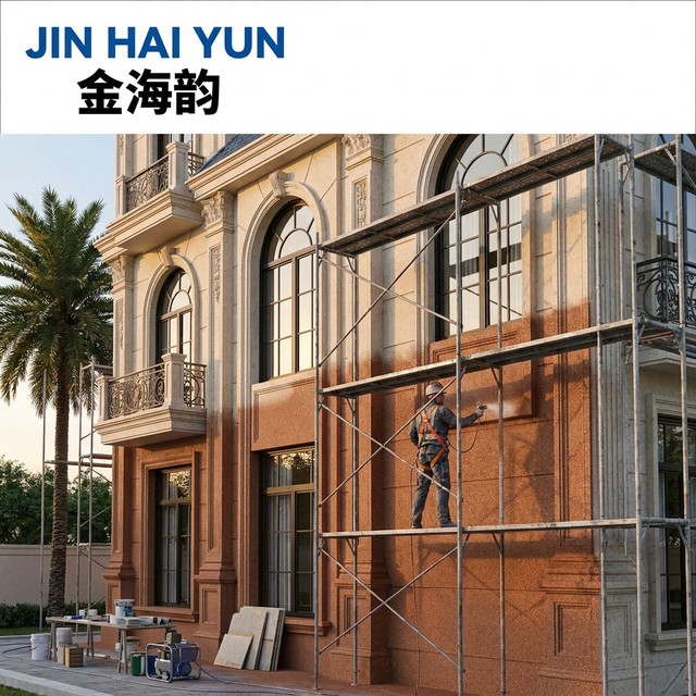 Faux Stone Paint Granite Coating Exterior Wall Natural Stone-Like Texture Imitation Marble Decorative