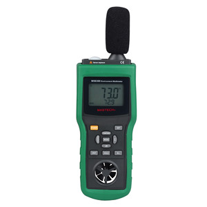 Mastech MS6300 Environmental Multimeter Temperature <b>Humidity</b> Illumination Anemometer Noise <b>Meter</b> Digital Detector - Product Image 1