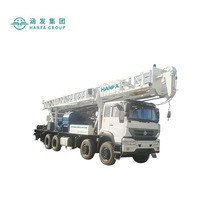 Foreuse hydraulique chinoise montée sur camion pour puits d'eau, profondeur 600m, économique
