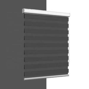 थोक अंतर्निहित सादा पॉलिएस्टर ज़ेबरा एंटीलाइट रोल पर्दे के लिए खिड़की रोलर अंधा कपड़े - Product Image 1