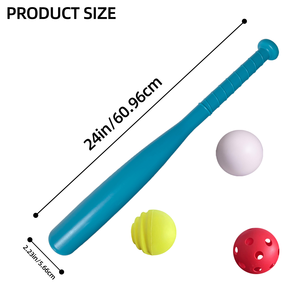 La fábrica vende bates de béisbol de plástico de alta calidad directamente a los niños - Product Image 2