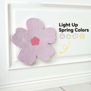 <span class=keywords><strong>Griffoir</strong></span> pour <span class=keywords><strong>chat</strong></span> mural adhésif en carton ondulé, design moderne et créatif, double usage, en forme de fleur de cerisier, coloré et <span class=keywords><strong>plat</strong></span> - Product Image 4