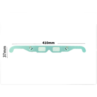 Lunettes de diffraction 3D en carton pour feux d'artifice, personnalisables pour spectacle de lumière, lunettes de diffraction arc-en-ciel en carton pour fête