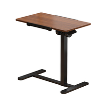 Bureau debout réglable en hauteur, table d'appoint mobile pour lit, bureau extensible, petite table de repas pour hôpital, structure métallique