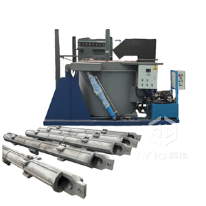 Four de fusion automatique de 300kg 500kg faisant la machine de convoyeur de moulage de lingot d'aluminium de cuivre - Product Image 6