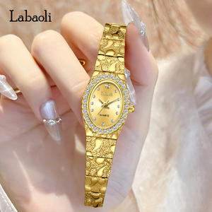 Diamond-set women's quartz watch full diamond style simple and luxurious <b>waterproof</b> <b>wristwatch</b> - Product Image 2