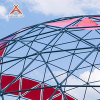 Dôme géodésique d'exposition personnalisé Kawagebo Kamp (KK) 48M, tente igloo, serre, glamping, tente de luxe pour salons professionnels et événements