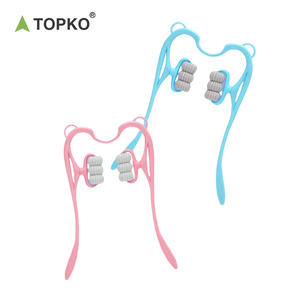 TOPKO masseur de cou manuel portable populaire outil à rouleau portable 6 roues point de pression masseur de cou - Product Image 2