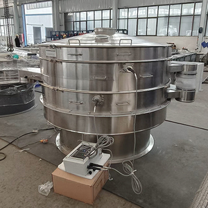 Stainless steel ultrasonic vibrating screen for <b>graphite</b> <b>powder</b> - fine anti-static rotary vibrating screen - Product Image 4