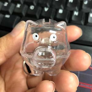 Promo Gift Piggy Coin Bank Adorable Pig Design Money Bank con llavero Préstamo Publicidad Regalo Clear Jar Change Box - Product Image 4