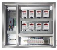 Armoire de distribution d'énergie en acier inoxydable personnalisée, boîtier métallique, panneau de commande électrique pour l'alimentation industrielle