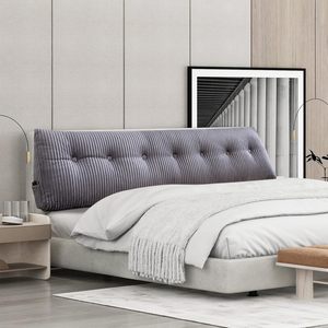Backrest Positioning Support Long Large Headboard Wedge <strong>Pillow</strong> <strong>Bolster</strong> Triangular <strong>Bed</strong> Rest Reading <strong>Pillow</strong> for Sitting in <strong>Bed</strong> - Product Image 4