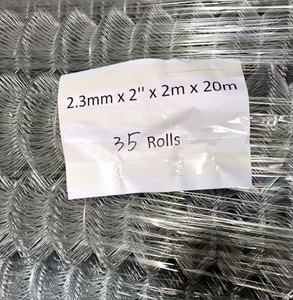 Clôture en treillis métallique <span class=keywords><strong>galvanisé</strong></span> recouvert <span class=keywords><strong>de</strong></span> PVC, clôture en maille losange pour jardin, terrain <span class=keywords><strong>de</strong></span> sport - Product Image 3