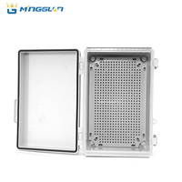 Boîtier de jonction électrique en plastique ABS PC, étanche IP67/IP68, avec presse-étoupe pour rail DIN, certifié CE ROHS, pour instruments électroniques