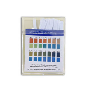 Alkalische und Säure-Werte im Körper Verfolgen und Überwachen Sie Ihren <span class=keywords><strong>pH</strong></span>-Wert mit Speichel- und Urin-<span class=keywords><strong>pH</strong></span>-Teststreifen Testbereich 4,5-9 - Product Image 5