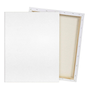Keep Smiling Art Supplies Toiles vierges pré-encadrées 100% coton pour peinture acrylique et à l'huile - Product Image 1