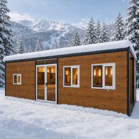 Offre Spéciale – Maison Conteneur Préfabriquée Extensible 40 pieds/20 pieds, 1, 2, 3, 4 ou 5 Chambres, Cuisine de Luxe, Villa Portable