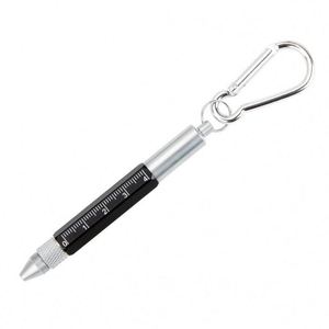 Personalized Design 6 in 1 Plastic Portable Keychain Ball <b>Pen</b> with Custom Logo for Engineer <b>Gifts</b> - Product Image 2