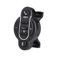 Control Remoto Bluetooth para Manillar de Motocicleta, Botón Inalámbrico para Medios, Contestador de Llamadas Telefónicas, Asistente de Voz para Montaje en Manillar de Bicicleta