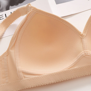 Dropshipping Best Selling Big Size Ladies Sexy Fat Women Wireless Comfortable Gather <b>Thin</b> Cup Bra - Product Image 6