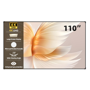 Màn hình chiếu khung hình 110 inch 16:9 hiệu suất chống ánh sáng màu xám truyền âm thanh - Product Image 1