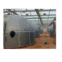 Bâtiment modulaire en dôme EPS, isolé thermiquement, résistant au feu de classe B1, assemblé, pour projet d'hôtel-resort