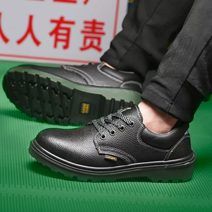 Offre Spéciale <span class=keywords><strong>pas</strong></span> <span class=keywords><strong>cher</strong></span> prix véritable non-slip en cuir <span class=keywords><strong>de</strong></span> protection chaussures oem <span class=keywords><strong>marque</strong></span> isolation 6kV Anti smash anti crevaison chaussures <span class=keywords><strong>de</strong></span> sécurité - Product Image 3